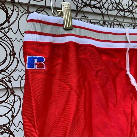 Vintage 90s Russell Athletic red slinky shorts - Picture 3 of 7